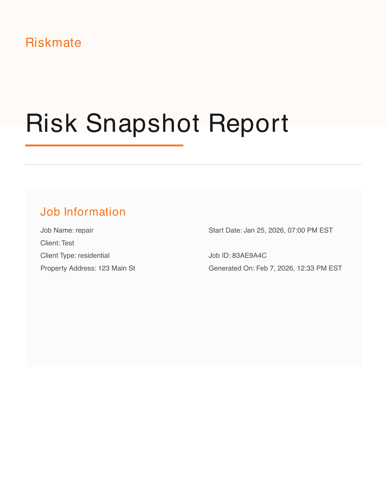 Incident Packet page 1